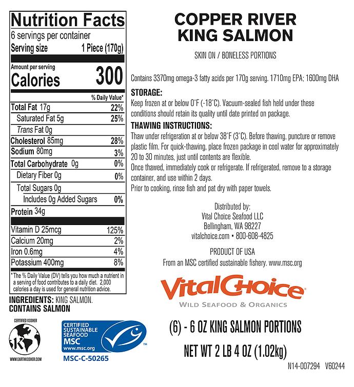 MSC Wild Copper River King Salmon